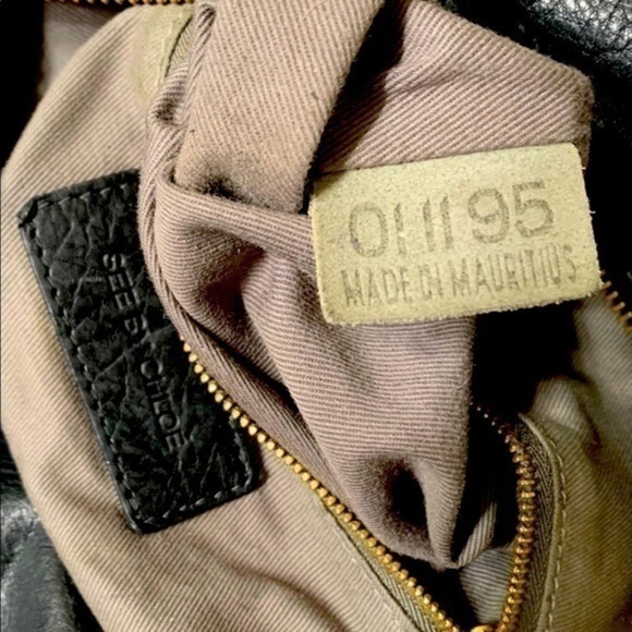 SEE BY CHLOE Black Leather Bag Crossbody - Picture 5 of 8